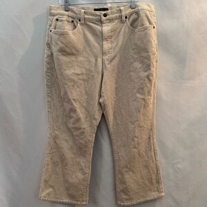 Lauren Ralph Lauren Corduroy Pants Cream 16